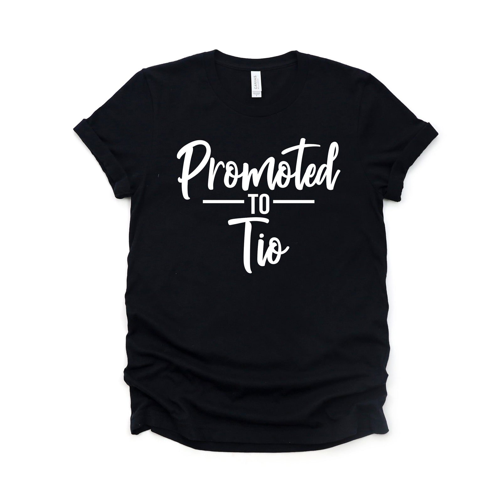 Promoted to Tio - Uncle - God Father - Established Date - Custom Family Shirts
