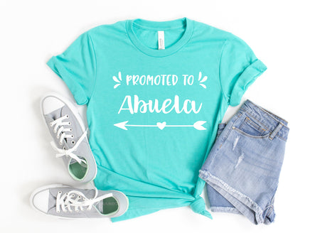 Promoted to Abuela T Shirt for Proud Grandmothers