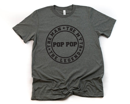 Pop Pop T Shirt - The Man The Myth The Legend Gift