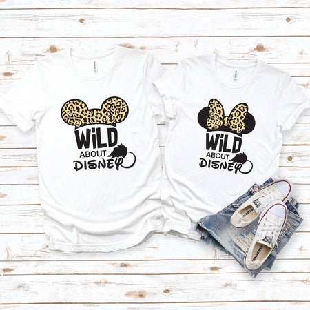 Wild About Disney Matching Safari Shirts for Couples