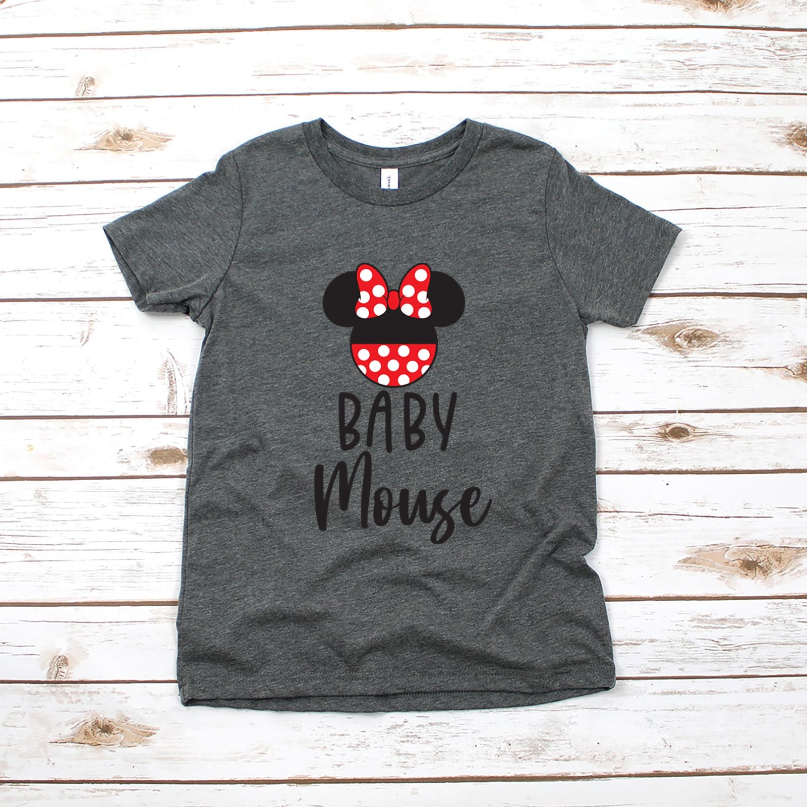 Baby Mouse - Minnie Mouse Disney Kids Shirt - Infant Toddler & Youth Shirt - Personalized Disney Shirt