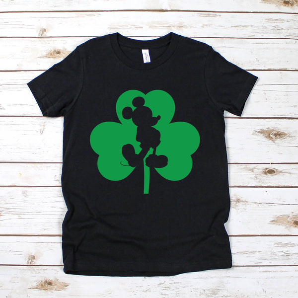 Mickey Mouse Kids T Shirt for St. Patrick's Day Fun