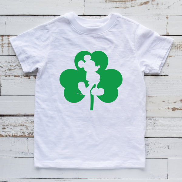 Mickey Mouse Youth Kids T Shirt for St. Patrick's Day
