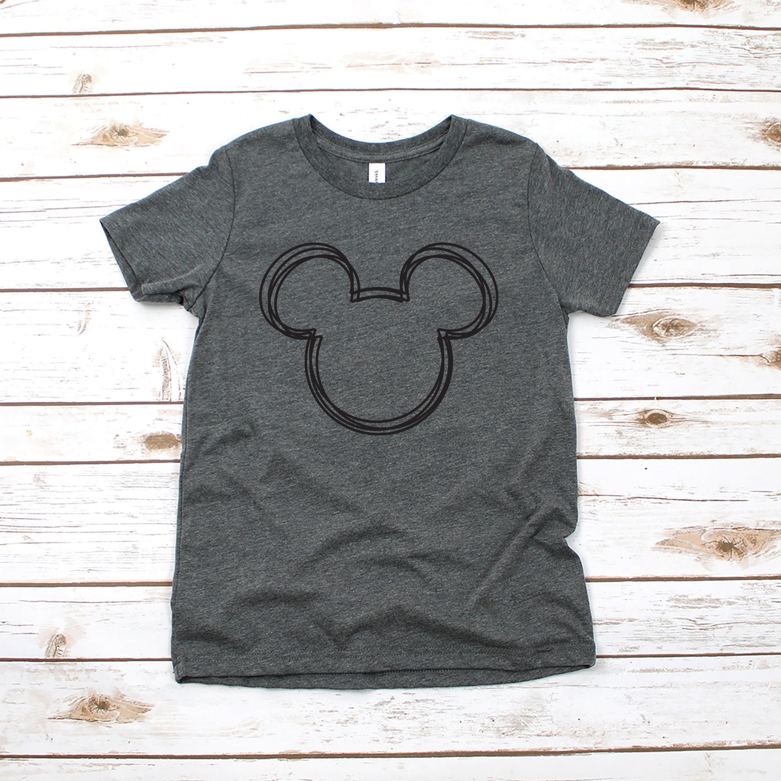 Scribble Mickey Mouse T Shirt - Infant Toddler Youth Mickey Shirt - Disney Kids