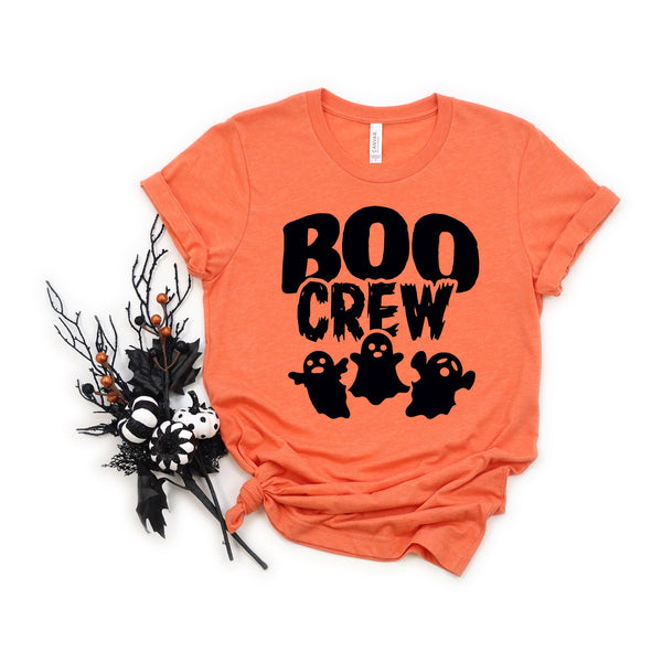 Boo Crew Adult T Shirt for Fun Halloween Celebrations