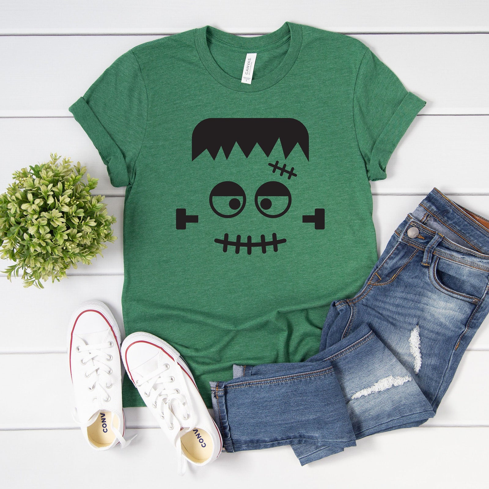 Frankenstein Adult T Shirt - Halloween - Office - School - Teacher  - Fun - Not So Scary