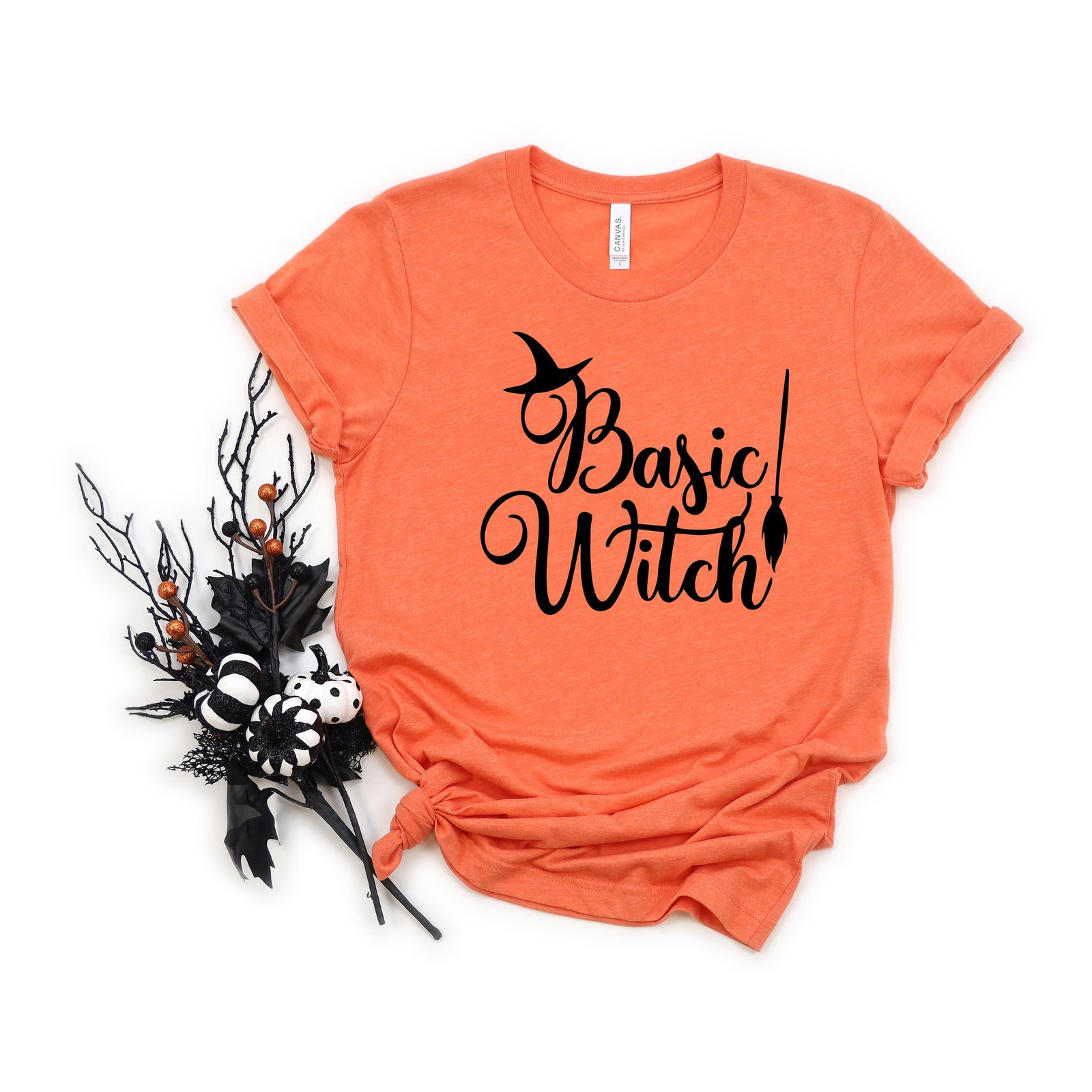 Basic Witch Adult T Shirt - Halloween - Funny Not So Scary Witch Hat