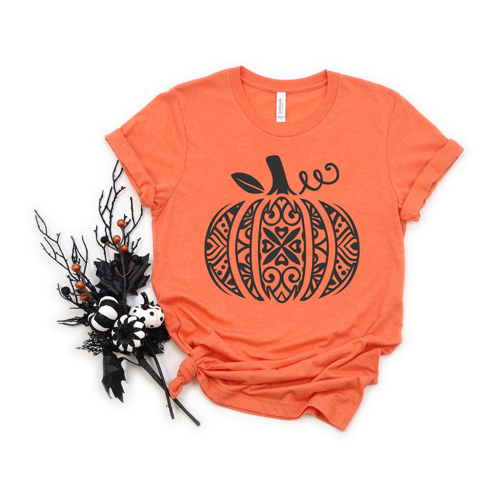 Pumpkin Love  Adult T Shirt - Halloween - Office - School -  - Fun Not So Scary