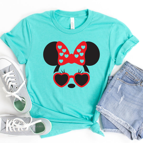 Custom Minnie Mouse Adult T-Shirt for Disney Trip Fun