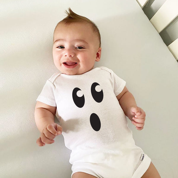 Cute Baby Ghost Infant Onesie for Comfy Halloween Fun
