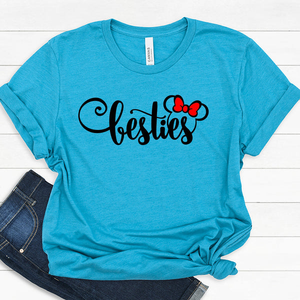 Minnie Mouse Besties Adult T Shirt for Disney Friends