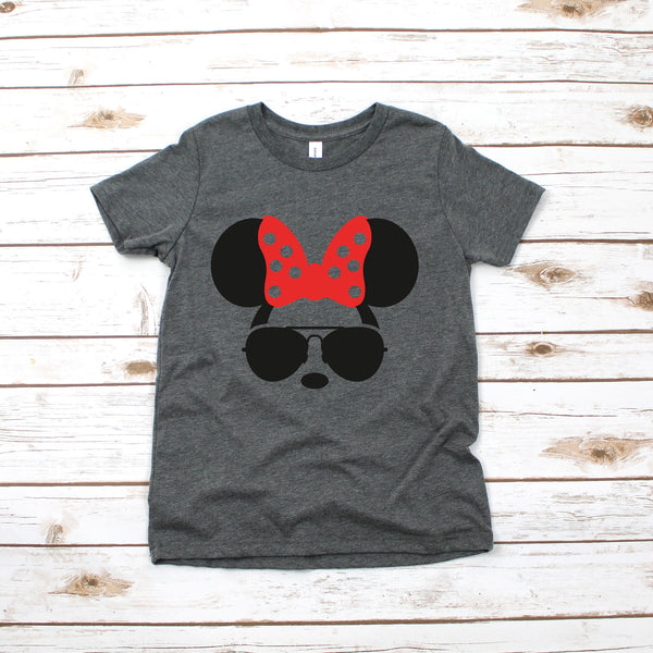 Aviator Minnie Mouse Youth T Shirt for All-Day Comfort