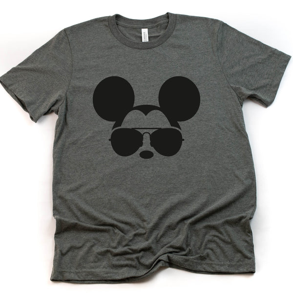Mickey Mouse Adult T-Shirt with Fun Sunglasses Design