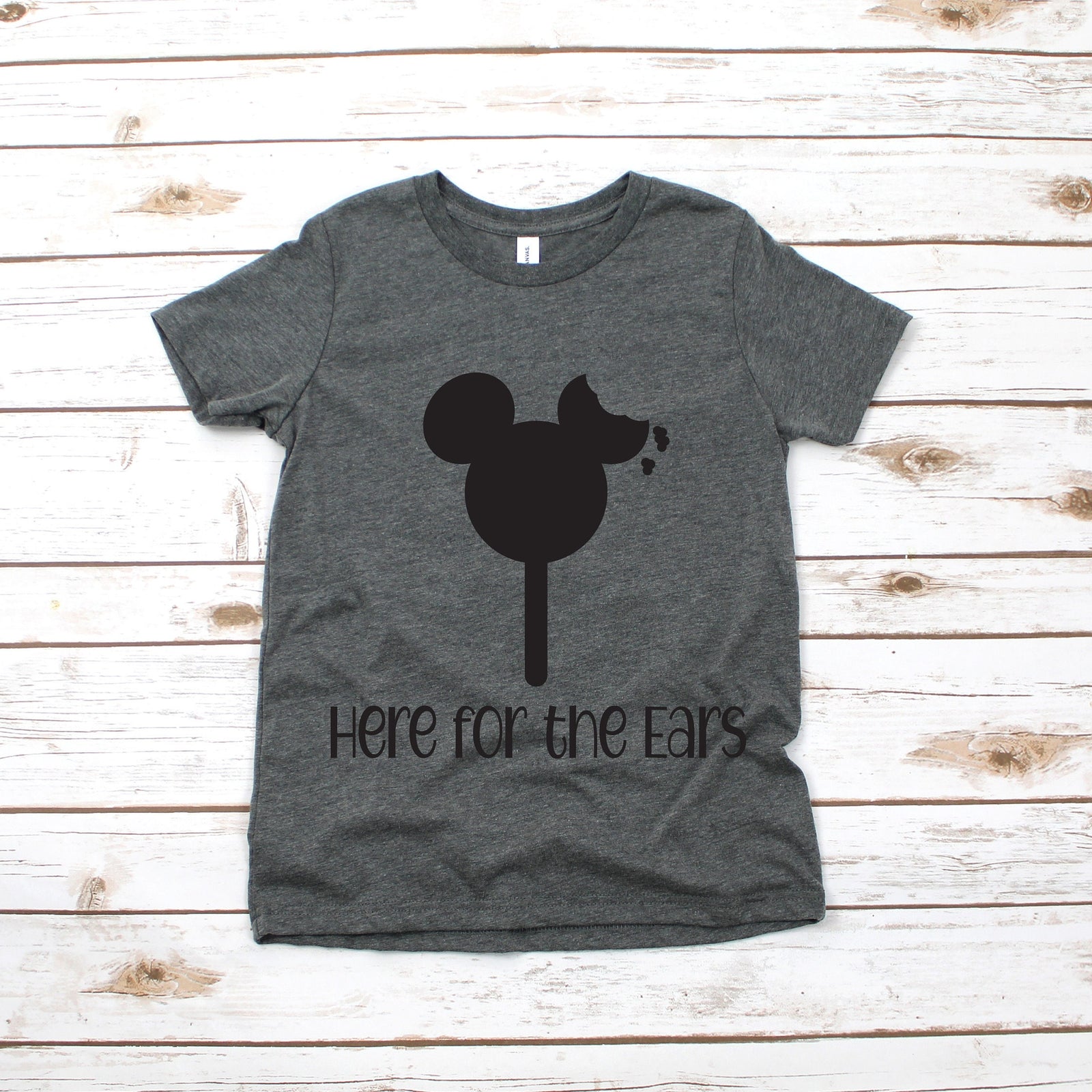 Here for the Ears Mickey Mouse Ice Cream  Kids T Shirt - Infant Toddler Youth Mickey Shirt - Disney Kids Snack Goals Shirt