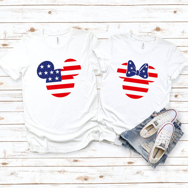 Fourth Of July Couples T Shirts - Celebrate In Style