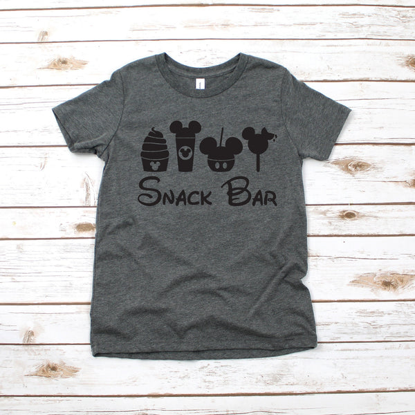 Disney Snack Goals Mickey Pretzel Snack Bar T Shirt for Kids