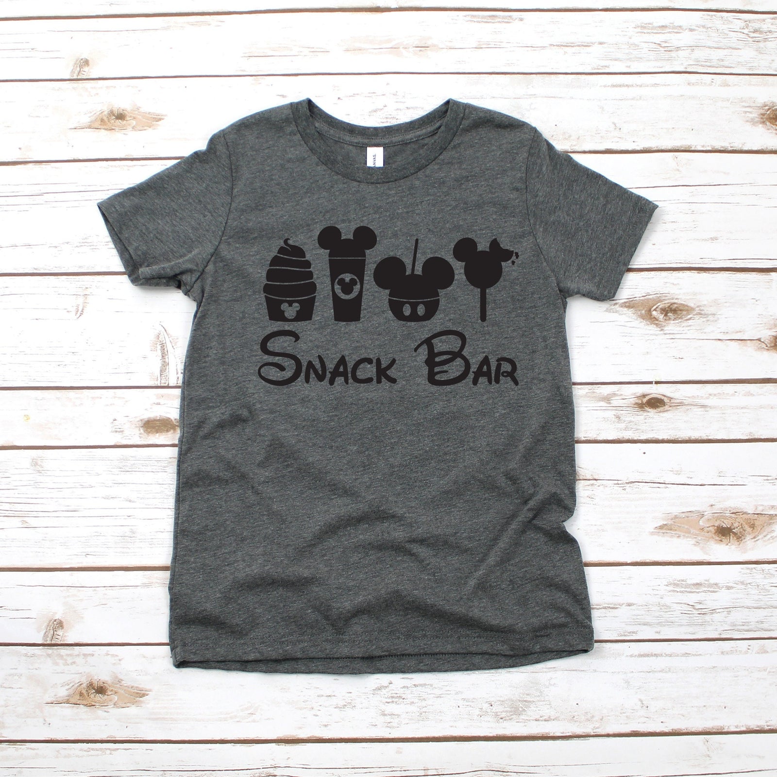 Snack Bar T Shirt - Disney Snack Goals Mickey Pretzel - Infant Toddler Youth Mickey Shirt