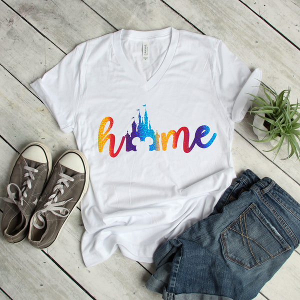 Magic Kingdom Castle T Shirt - Sparkly Family Fun