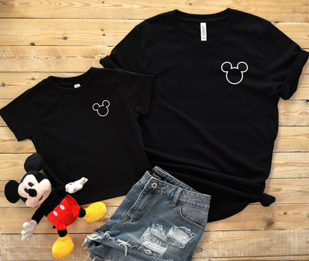 Matching Pocket Size Mickey Mouse Family Shirts for All Ages