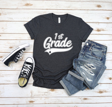 Grade Level Teacher Adult T Shirts for Back to School