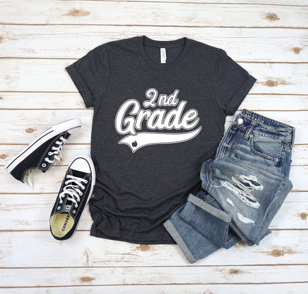 Grade Level Teacher Adult T Shirts for Back to School