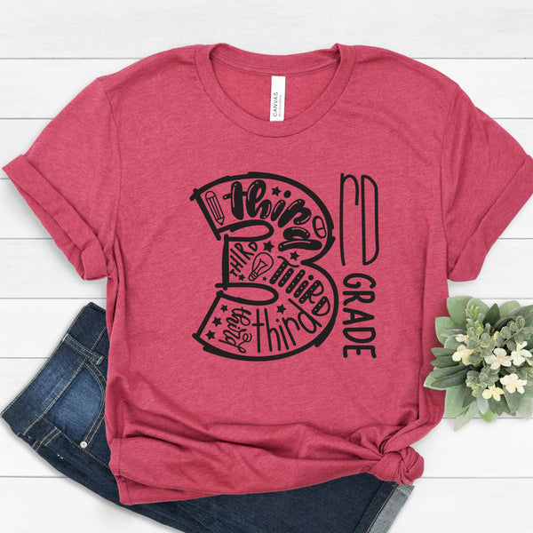 Stylish 3rd Grade Teacher T Shirt for Comfort and Pride