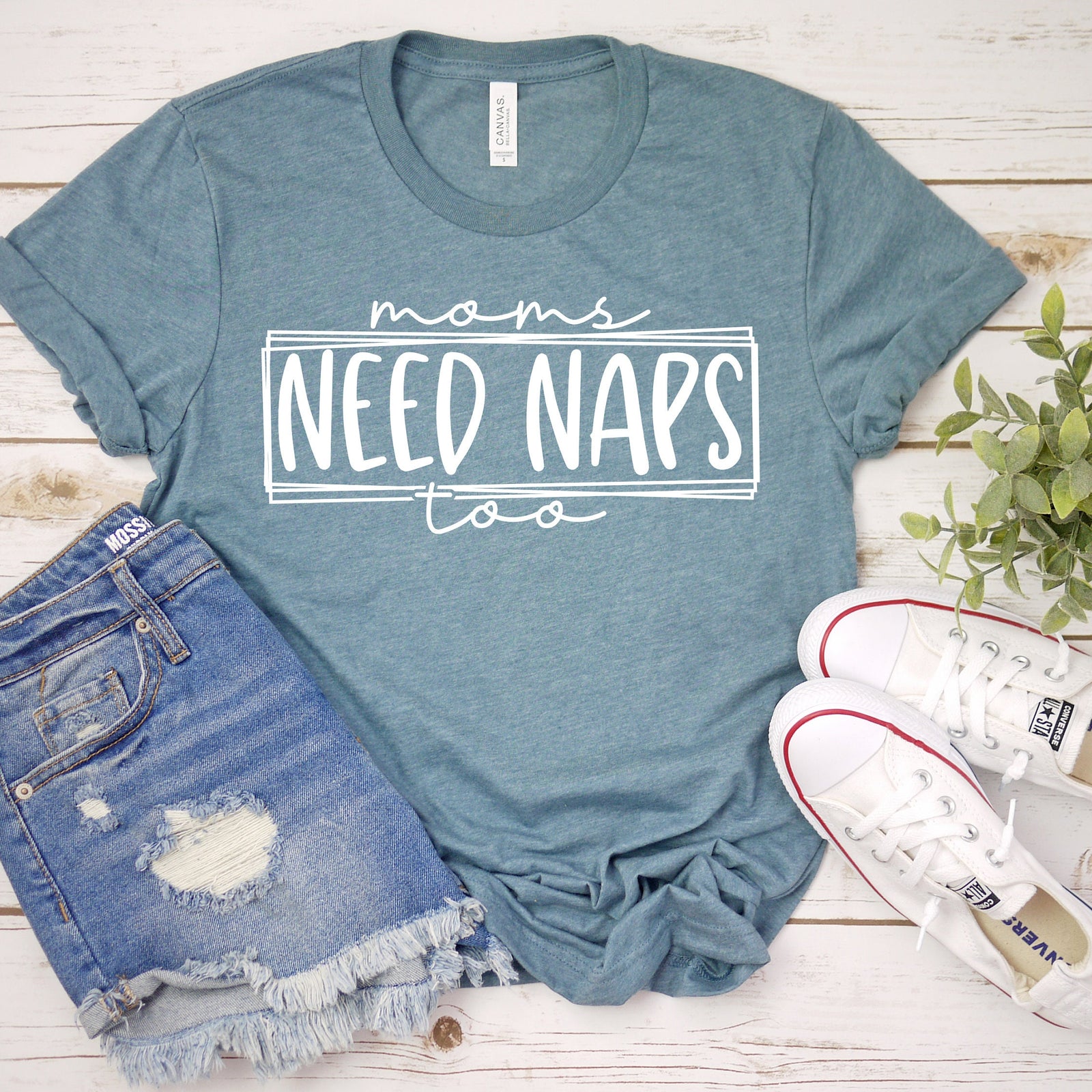 Moms Need Naps Too Adult Unisex T Shirt -Mother's Day Gift Idea  - Mom tee - Funny Mom Shirts