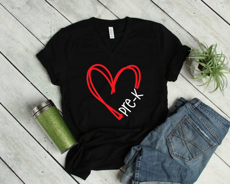 Grade Level Teacher Adult T Shirts for Back to School