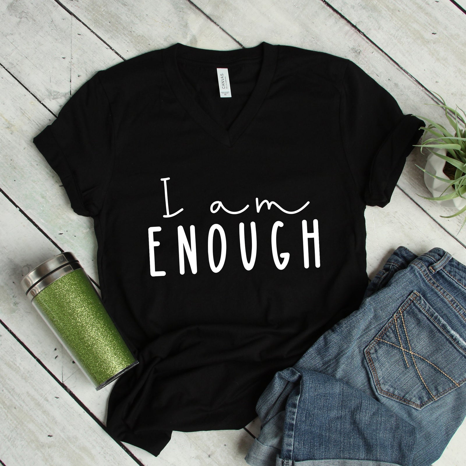 I am Enough Adult Unisex T Shirt  - Motivational - Inspirational