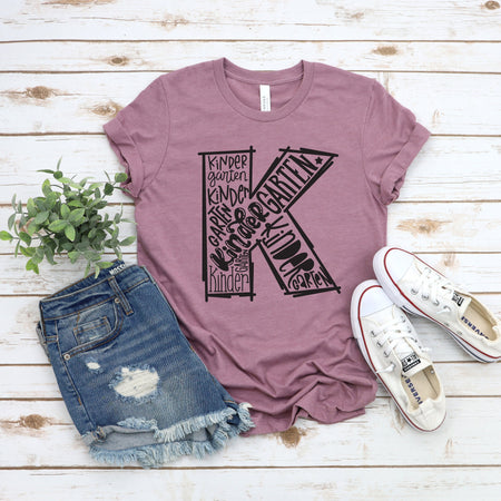 Kindergarten Teacher T Shirt for Back to School Comfort