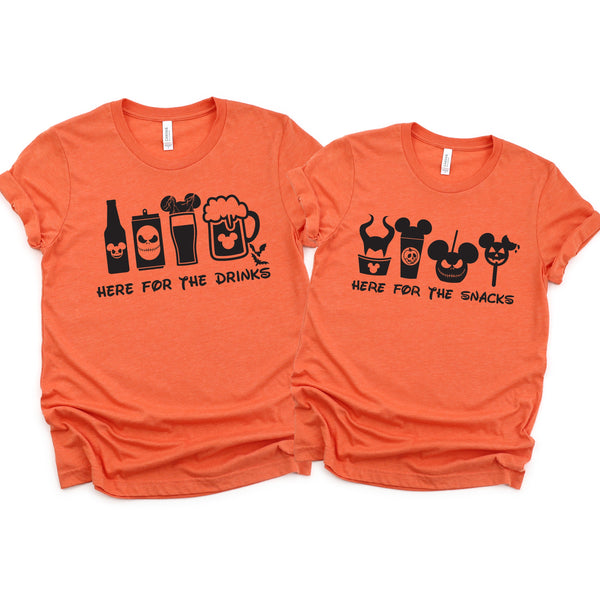 Spooky Disney Couples Shirt for Halloween Fun