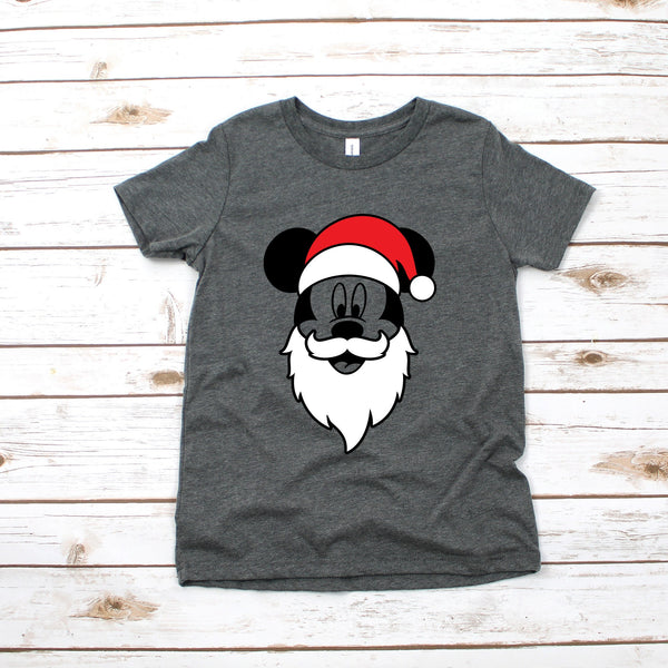 Santa Mickey Mouse Shirt for Infants and Toddlers