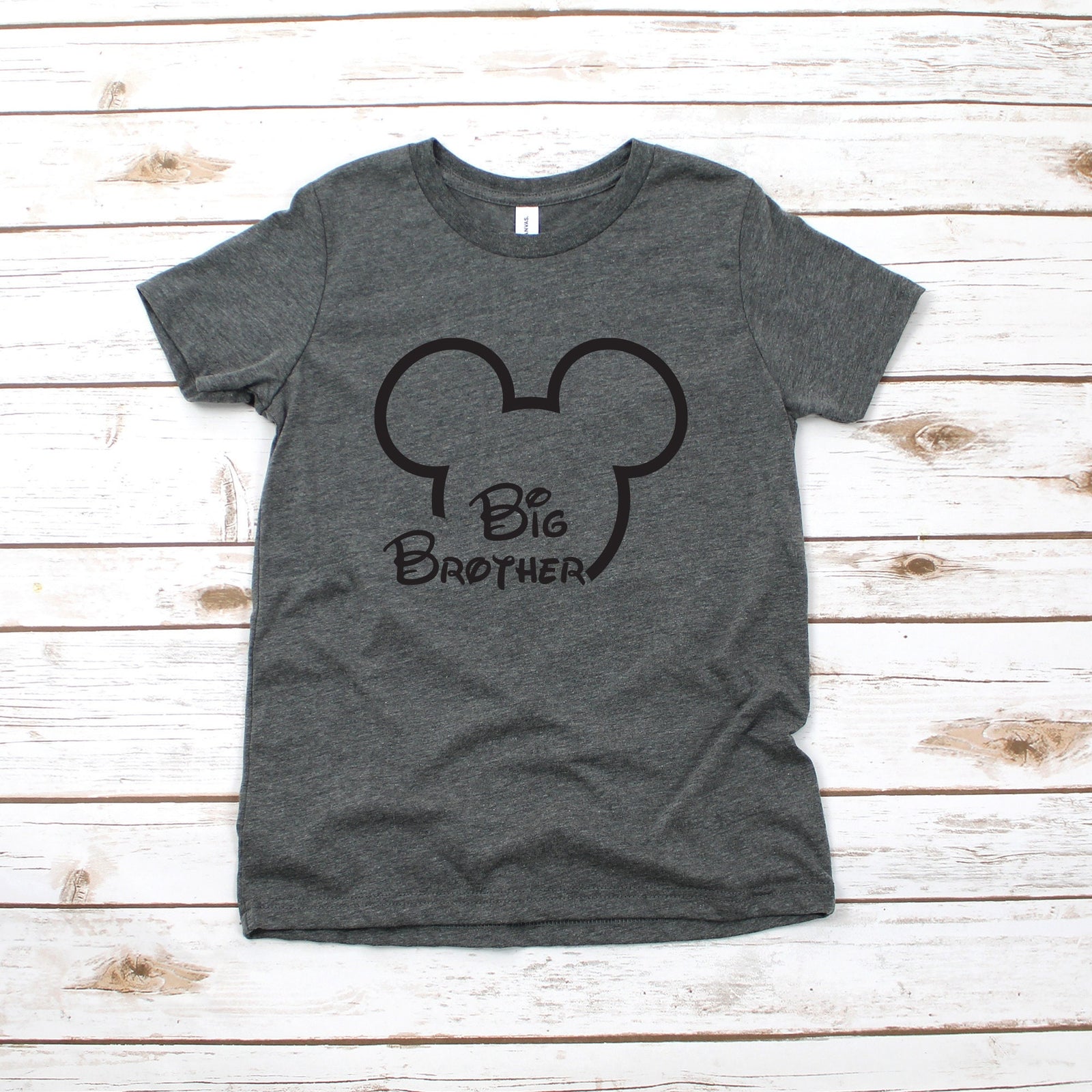 Big Brother Mouse Mickey Kids T Shirt - Infant Toddler Youth Mickey Shirt - Disney Kids Shirts - Family Matching