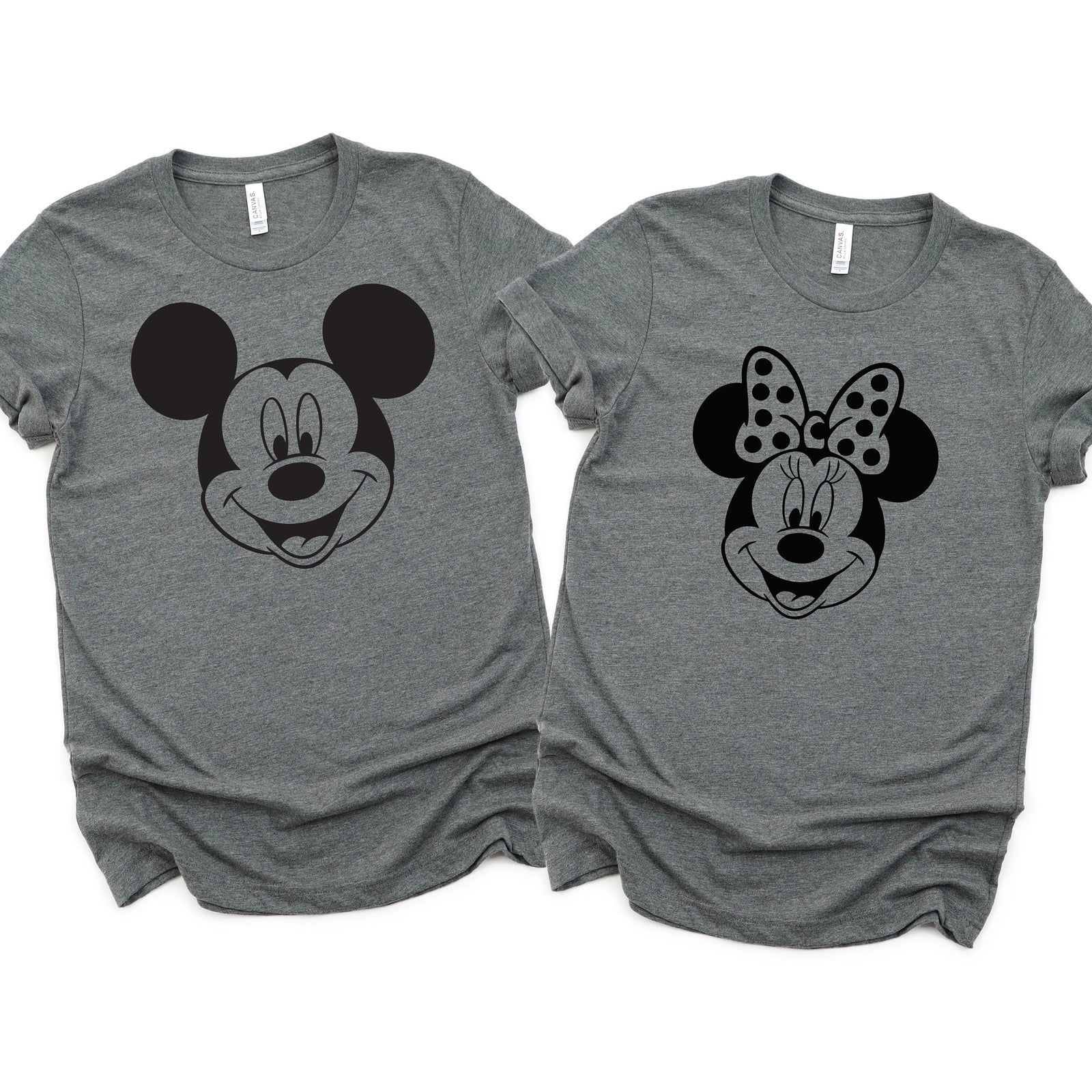 Minnie and Mickey Adult Unisex Shirts - Disney Couples - Matching Shirts -Magic Kingdom Characters