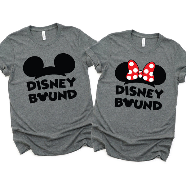 Disney Bound Minnie and Mickey Shirts for Couples