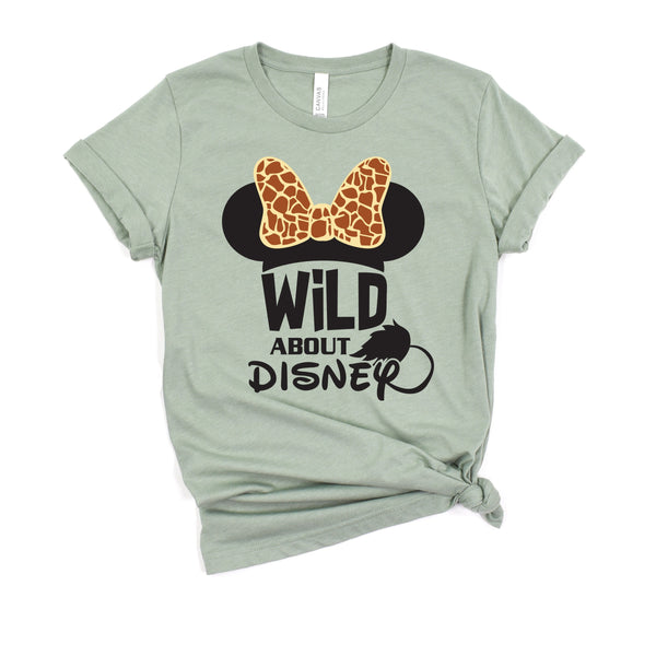 Wild About Disney Minnie Mouse T Shirt for Family Fun