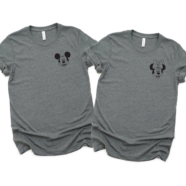 Mickey and Minnie Mouse Matching Disney Shirts for Couples