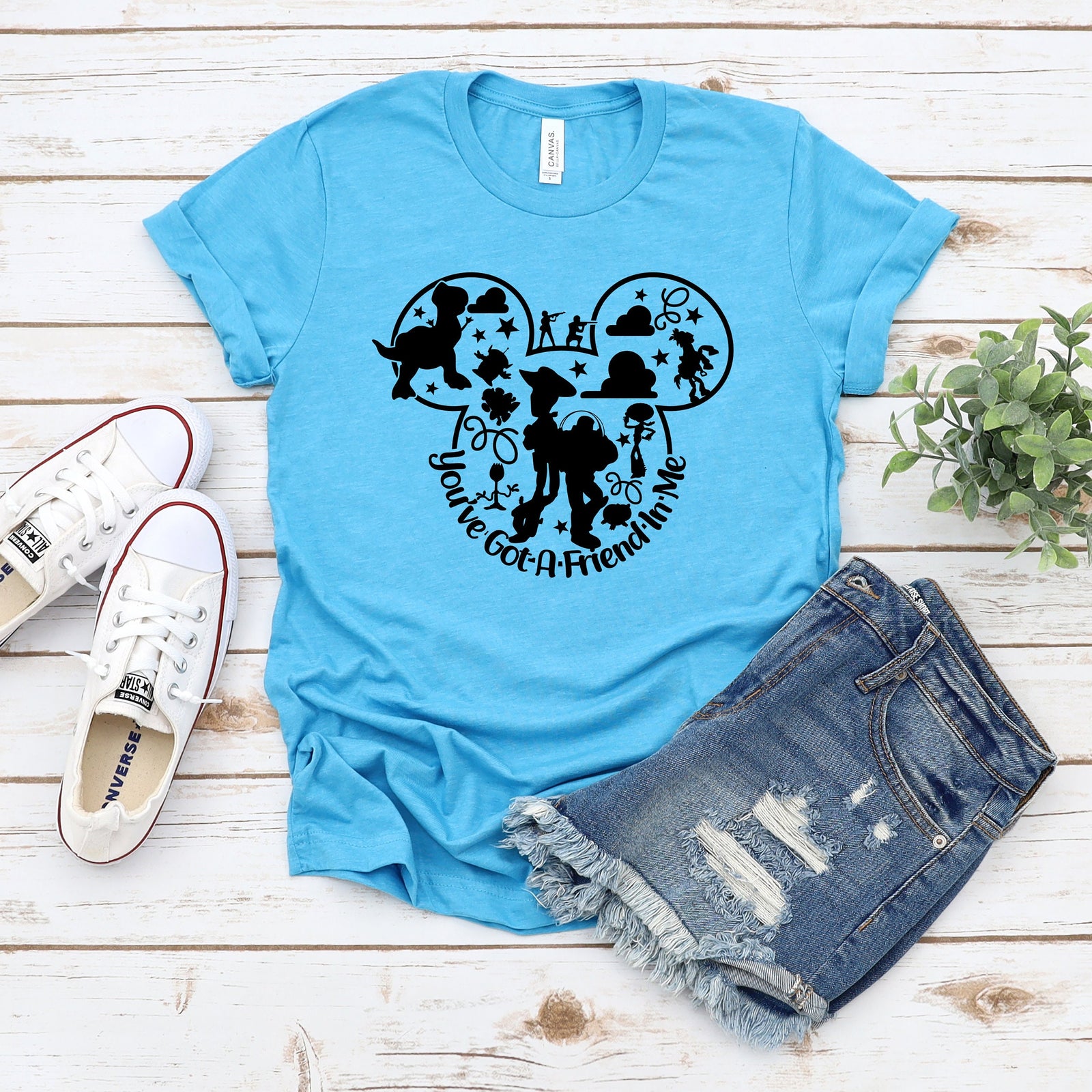 Toy Story Adult Unisex T Shirt - You've Got a Friend in Me - Characters - Disney Shirt