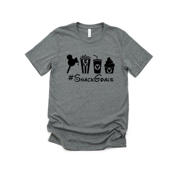 Disney Snack Goals T Shirt for Food Lovers Comfort