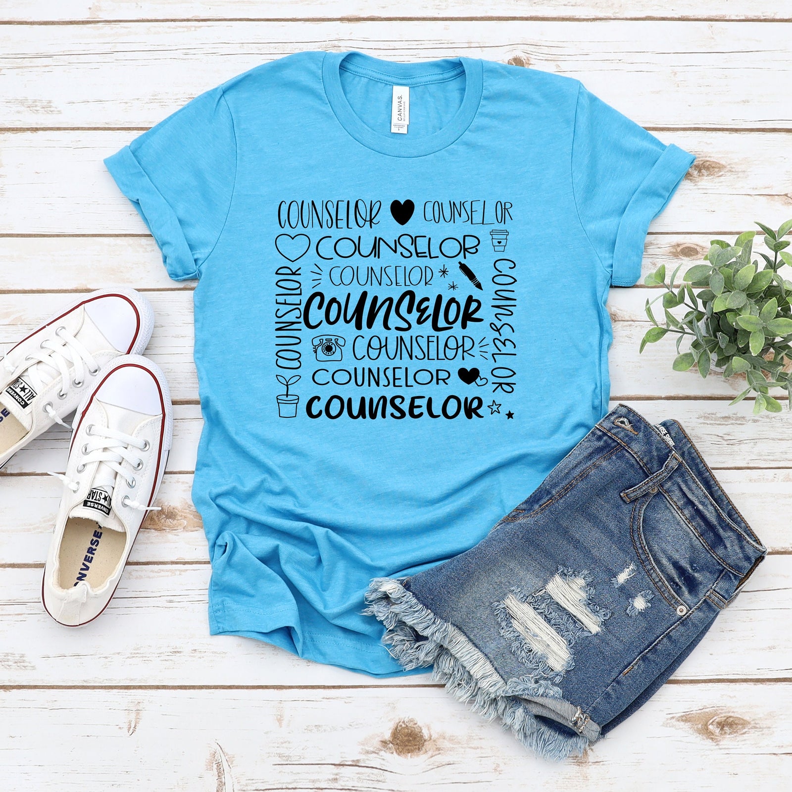 Counselor Unisex T Shirt - Counselor T Shirts - Gift for Counselor - Counseling Statement Shirt - Typography