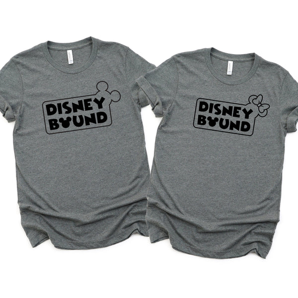 Disney Bound Minnie and Mickey Shirts for Couples