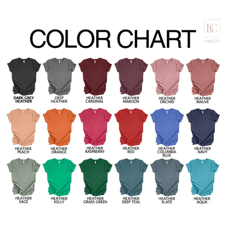 Bella and Canvas Unisex Crew Neck Shirts for Custom DIY