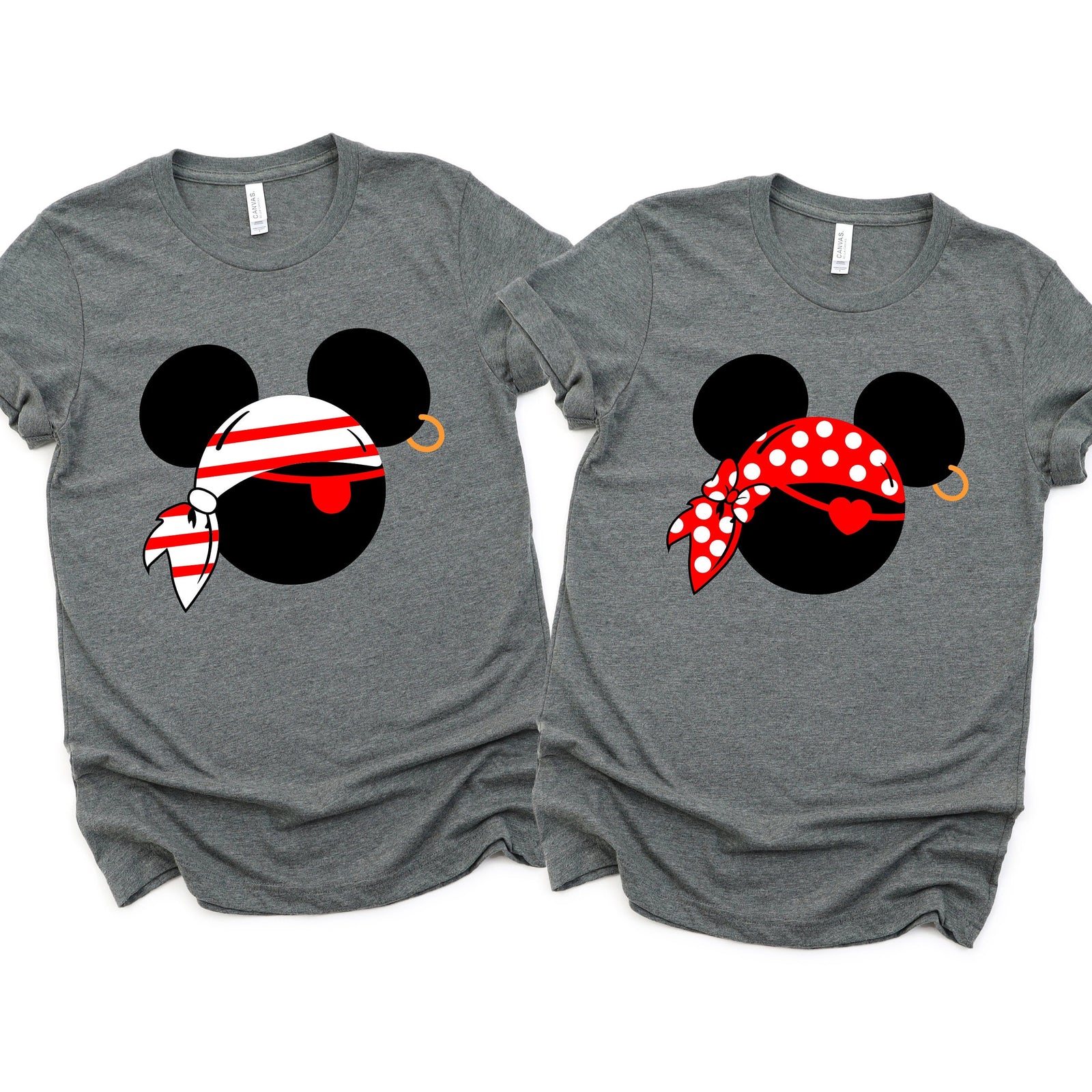 Pirate Minnie and Mickey Shirts - Disney Couples Shirt - Matching Disney Cruise Shirts - Minnie and Mickey Couple Shirt