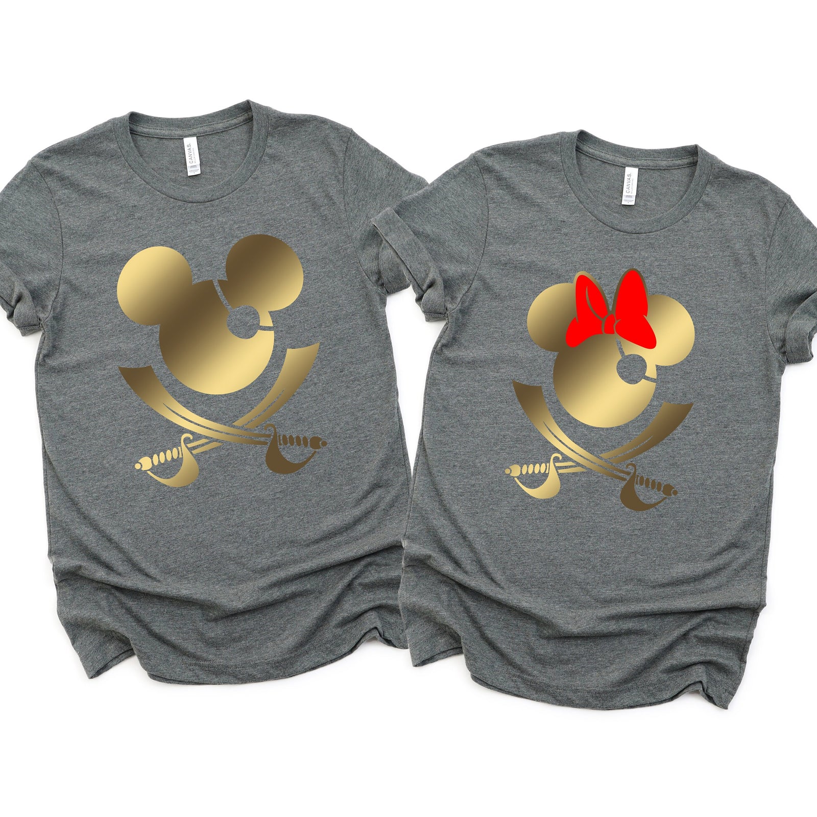 Pirate Minnie and Mickey Shirts - Disney Couples Shirt - Matching Disney Cruise Shirts - Minnie and Mickey Couple Shirt