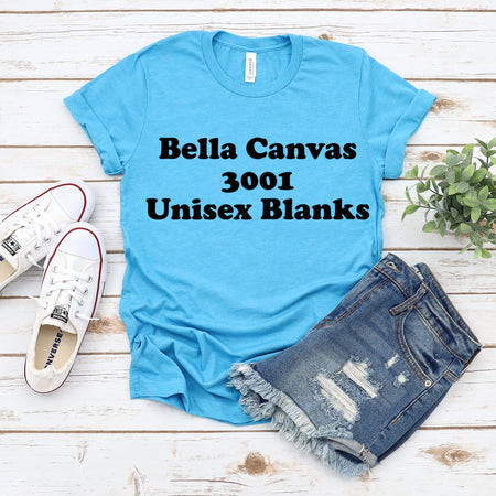 Bella and Canvas Unisex Crew Neck Shirts for Custom DIY