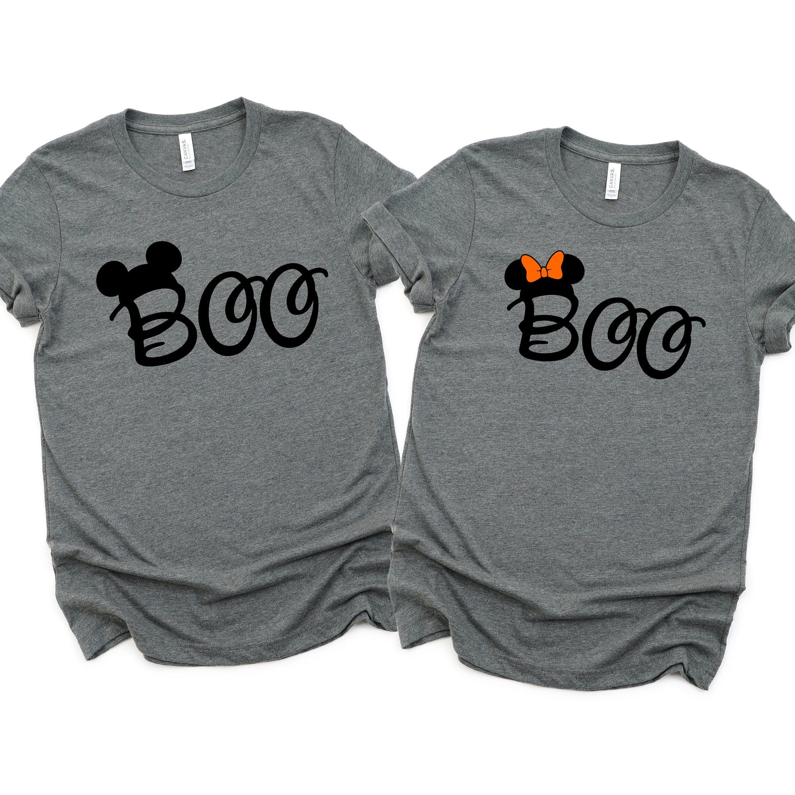 Halloween Minnie and Mickey Shirts - Disney Couples - Matching Shirts - Boo